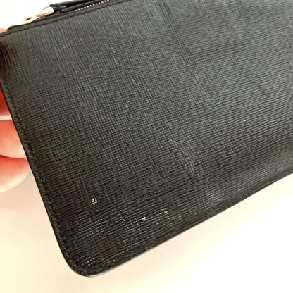 FENDI KARLITO punkarlito Accessory Pouch Hand Pouch Studs Authentic