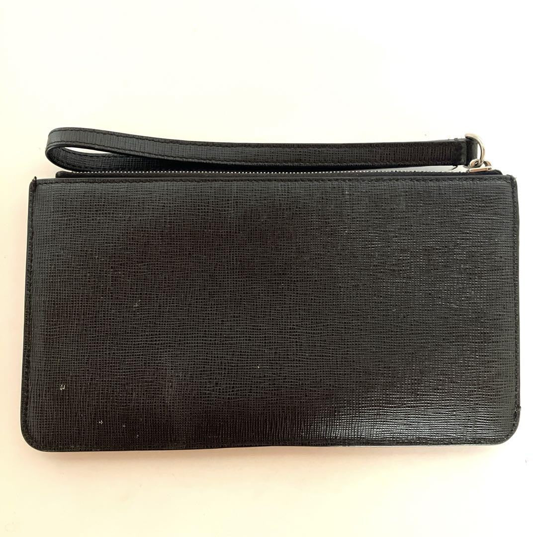 FENDI KARLITO punkarlito Accessory Pouch Hand Pouch Studs Authentic