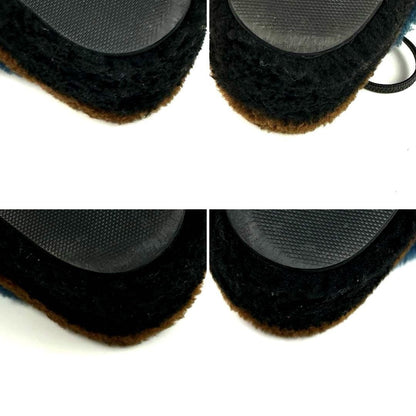 FENDI Sandals Shoes EU 36 US 6 Blue Brown Black Authentic