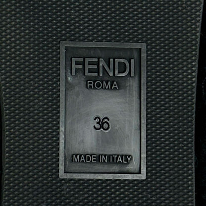 FENDI Sandals Shoes EU 36 US 6 Blue Brown Black Authentic