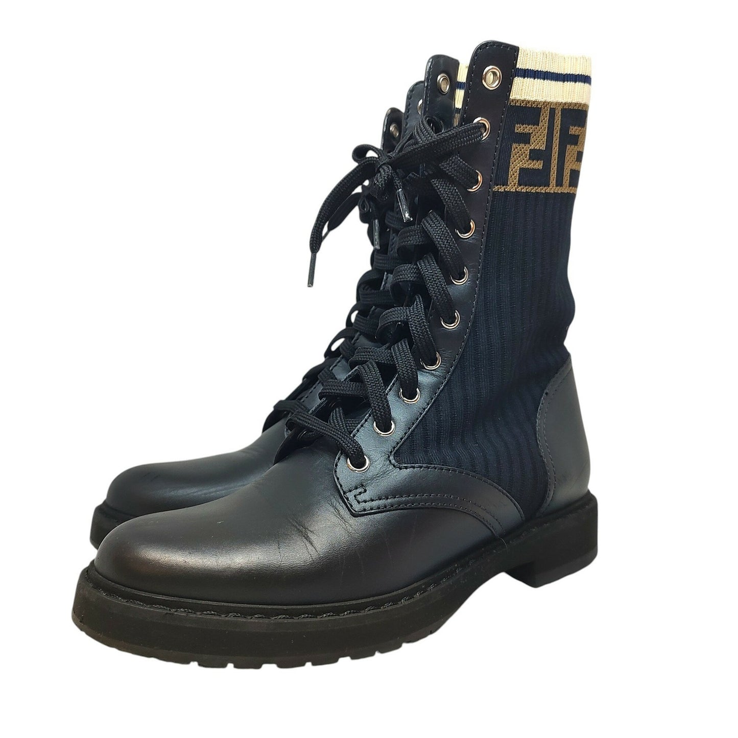 FENDI Short Boots Shoes EU 37 US 7 Pink Authentic