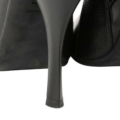 FENDI Boots Shoes EU 37 US 7 Leather Black Authentic