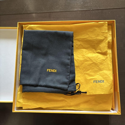 FENDI Boots Shoes EU 37 US 7 Black Navy Brown Authentic