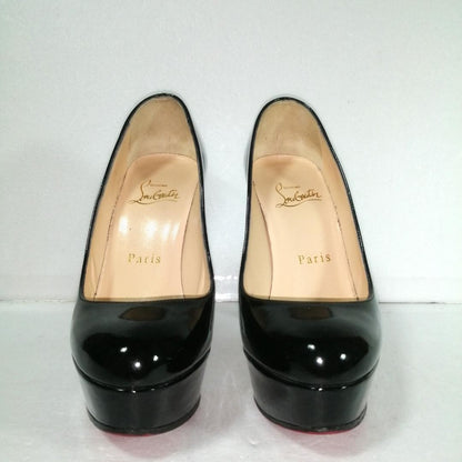 Christian Louboutin Shoes Pumps Heel EU 34.5 US 4.5 Black Authentic