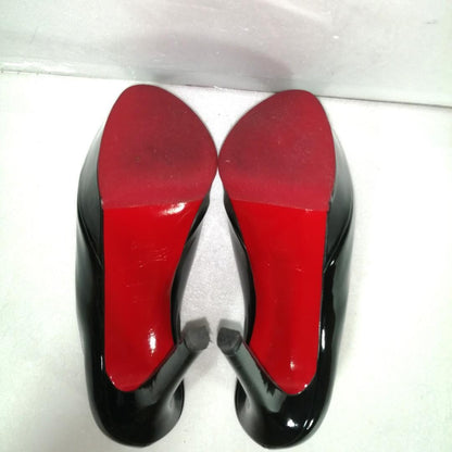 Christian Louboutin Shoes Pumps Heel EU 34.5 US 4.5 Black Authentic