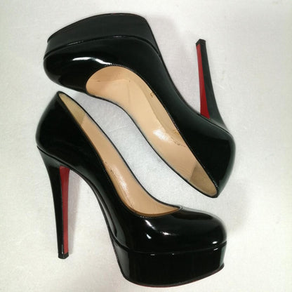 Christian Louboutin Shoes Pumps Heel EU 34.5 US 4.5 Black Authentic