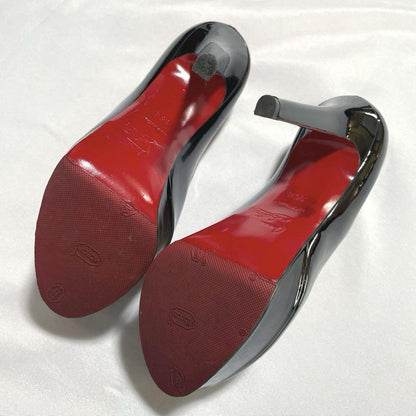 Christian Louboutin Shoes Pumps Heel EU 35.5 US 5.5 Black Authentic