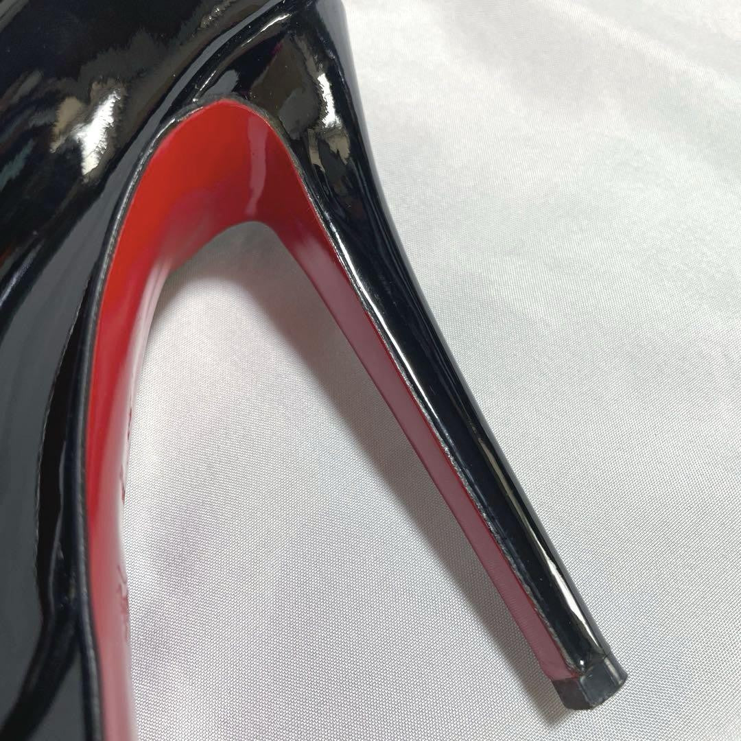Christian Louboutin Shoes Pumps Heel EU 35.5 US 5.5 Black Authentic