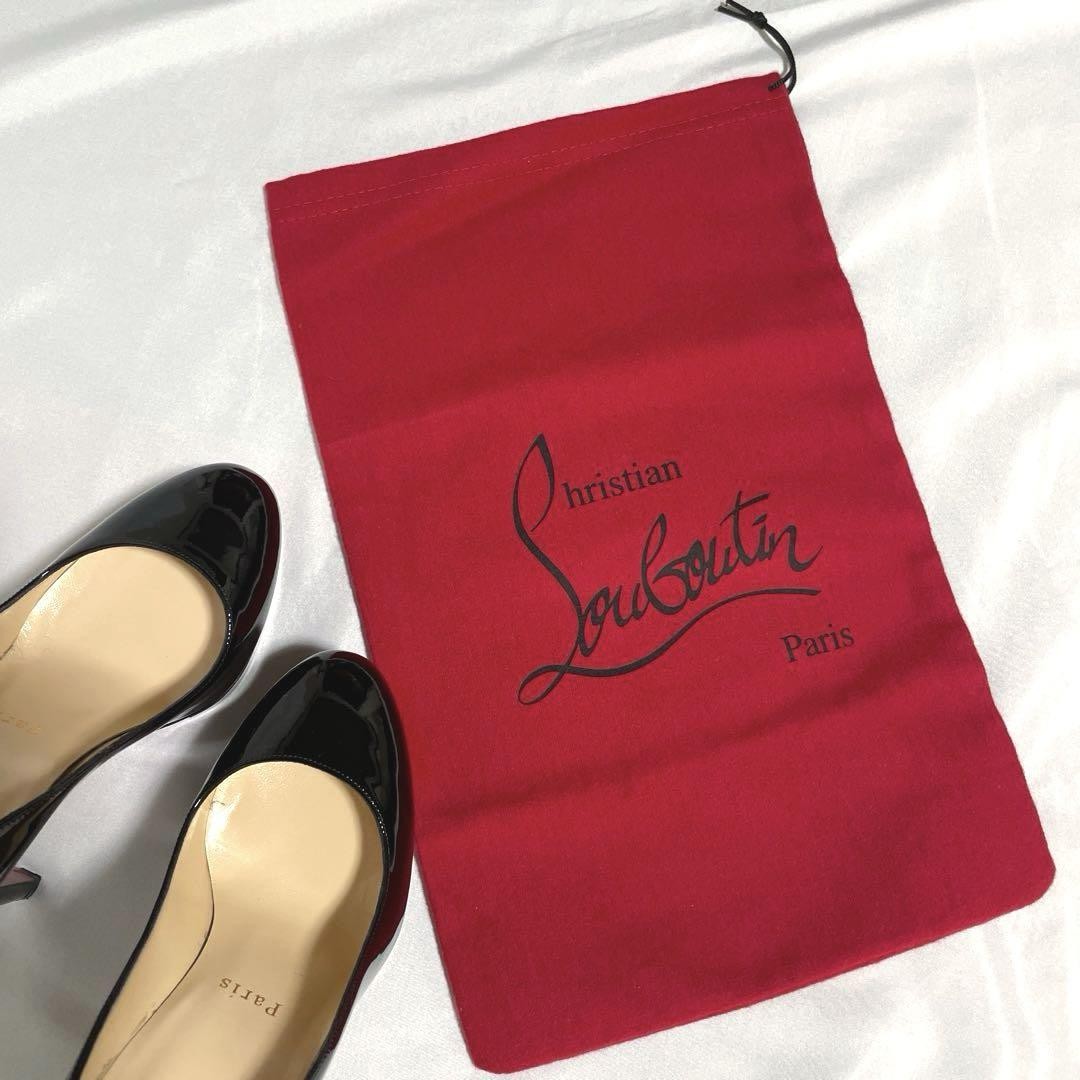 Christian Louboutin Shoes Pumps Heel EU 35.5 US 5.5 Black Authentic