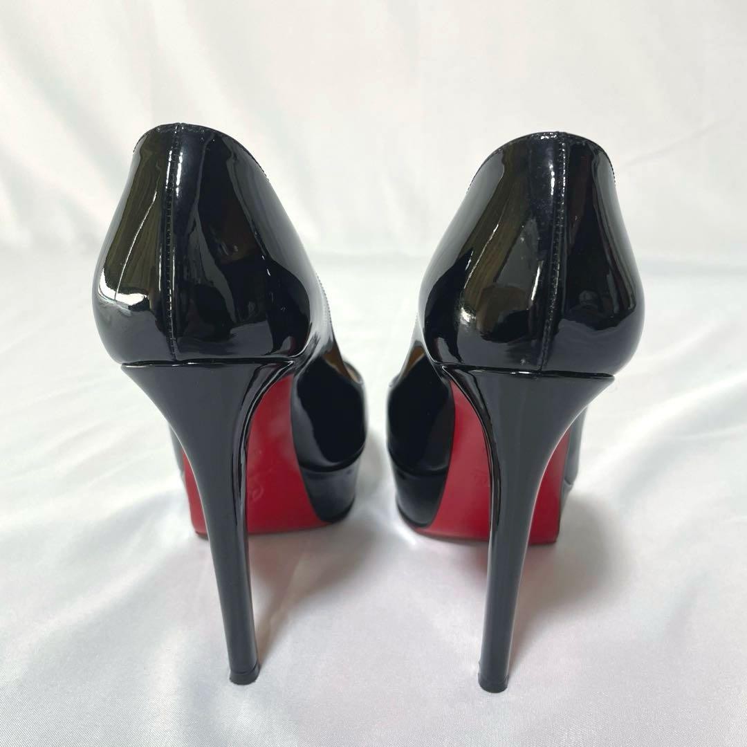 Christian Louboutin Shoes Pumps Heel EU 35.5 US 5.5 Black Authentic