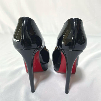 Christian Louboutin Shoes Pumps Heel EU 35.5 US 5.5 Black Authentic