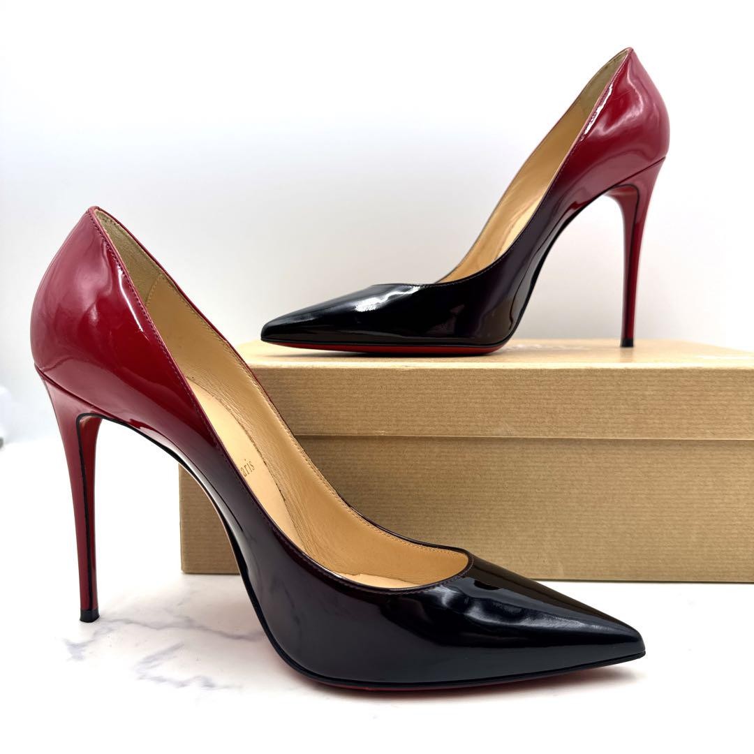 Christian Louboutin Shoes Pumps Heel EU 37 US 7 Gradient Color Authentic