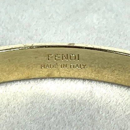 FENDI Bracelet Bangle FF Gold Authentic