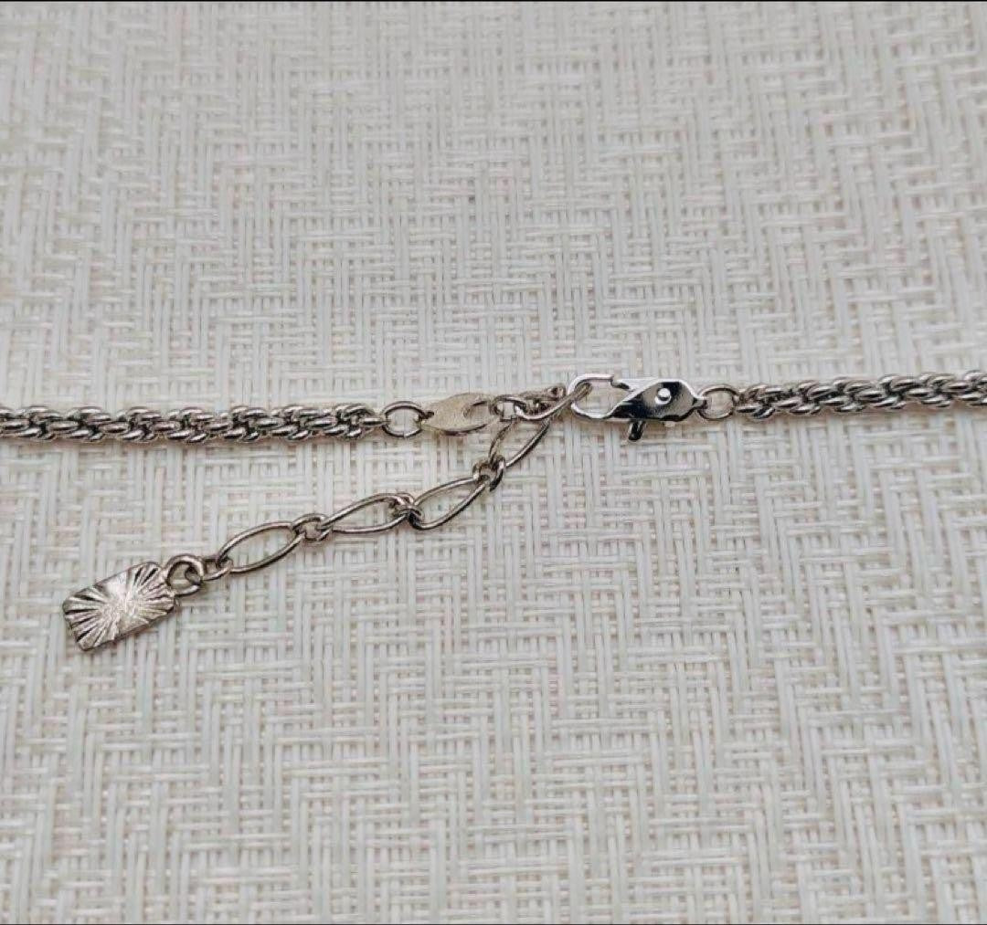Saint Laurent Necklace Pendant YSL Cassandra Silver Authentic