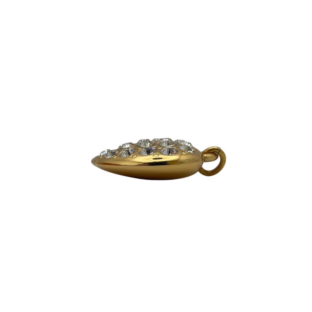Saint Laurent Necklace Top YSL Cassandra Gold Authentic