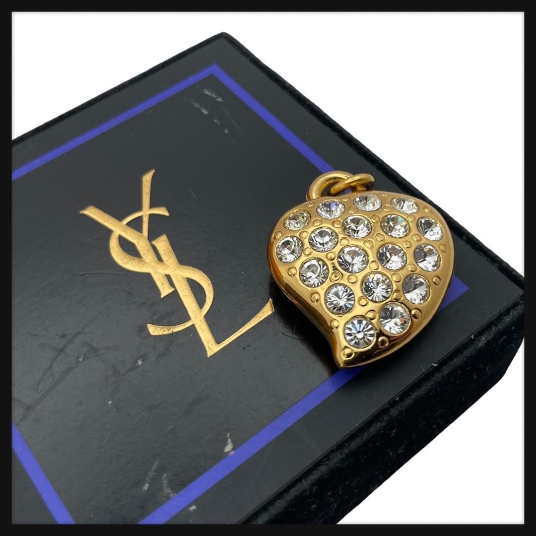Saint Laurent Necklace Top YSL Cassandra Gold Authentic