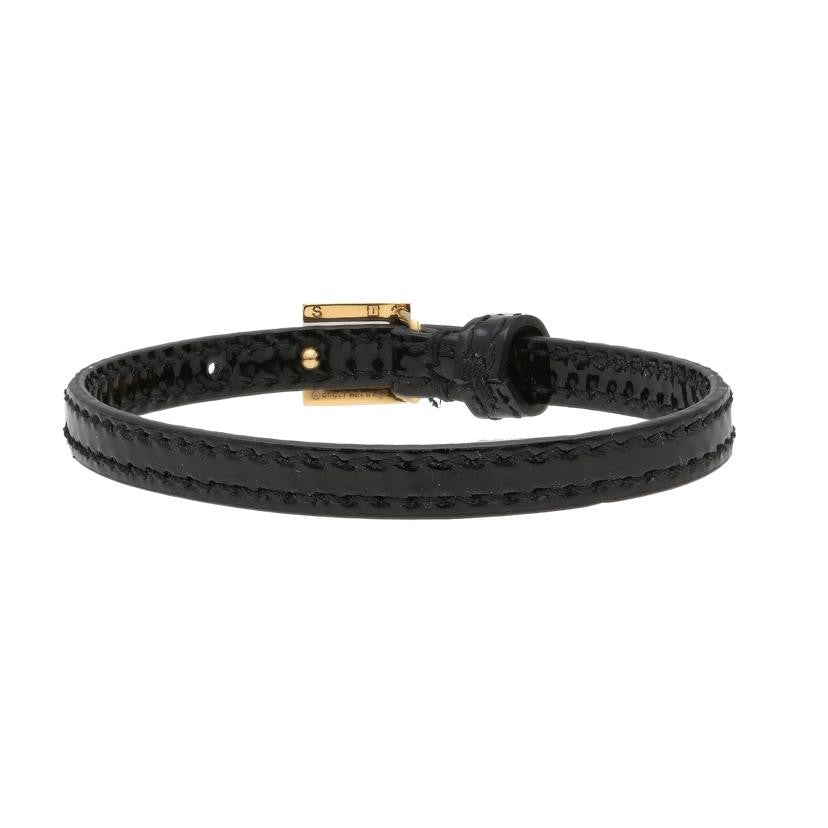 GUCCI Bracelet Bangle Black Gold Authentic