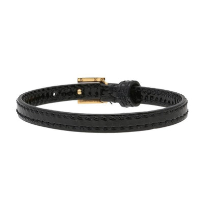 GUCCI Bracelet Bangle Black Gold Authentic