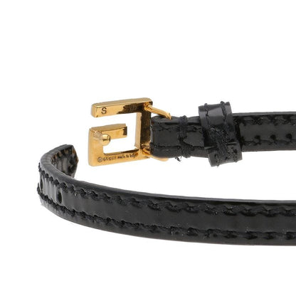 GUCCI Bracelet Bangle Black Gold Authentic