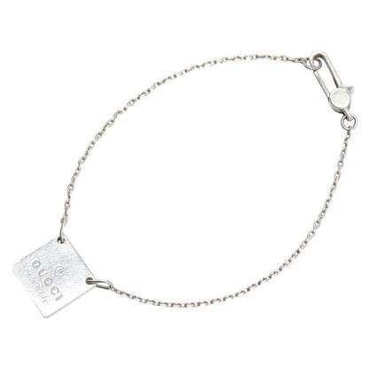GUCCI Bracelet Bangle Logo Silver 925 Women Accessory Authentic