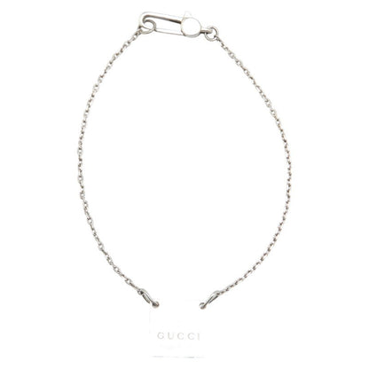 GUCCI Bracelet Bangle Logo Silver 925 Women Accessory Authentic