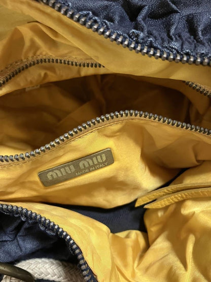 MIU MIU Hand Shoulder Bag Tote Purse Authentic