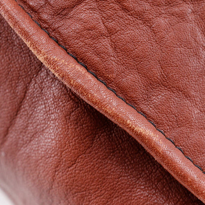 Chloe Hand Bag Tote Purse Leather Brown Black Authentic