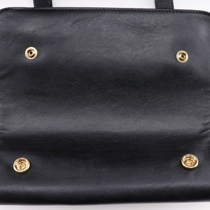 Chloe Hand Bag Tote Purse Leather Brown Black Authentic