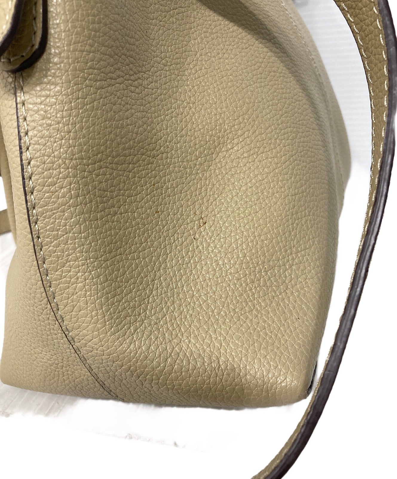 See By Chloe Hand Shoulder Bag Tote Purse joan 2way Beige Authentic