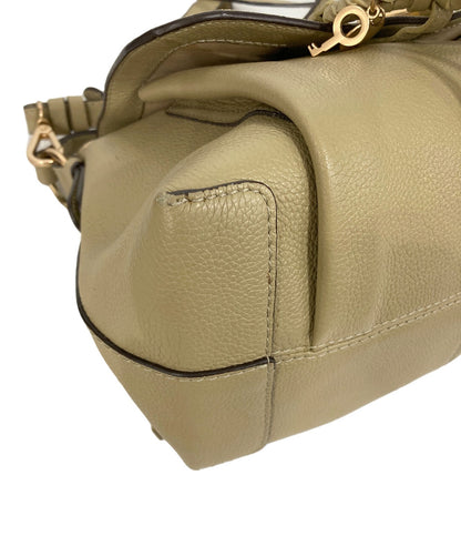 See By Chloe Hand Shoulder Bag Tote Purse joan 2way Beige Authentic
