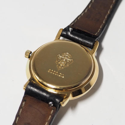 GUCCI Quartz Watch Wristwatch Black Gold Beige Women's Authentic