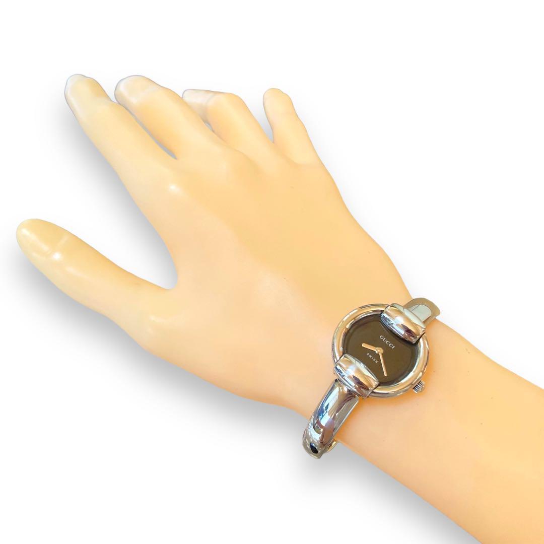 GUCCI Watch Wristwatch Silver Women's Authentic