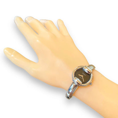 GUCCI Watch Wristwatch Silver Women's Authentic
