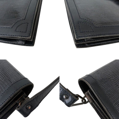 Saint Laurent Shoulder Bag Purse YSL Cassandra Leather Authentic Black