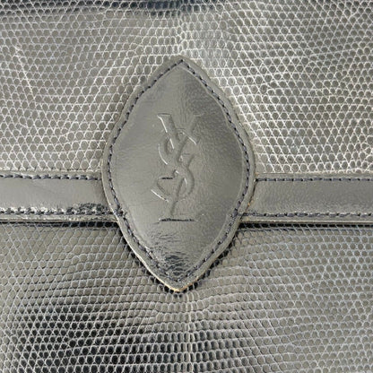 Saint Laurent Shoulder Bag Purse YSL Cassandra Leather Authentic Black