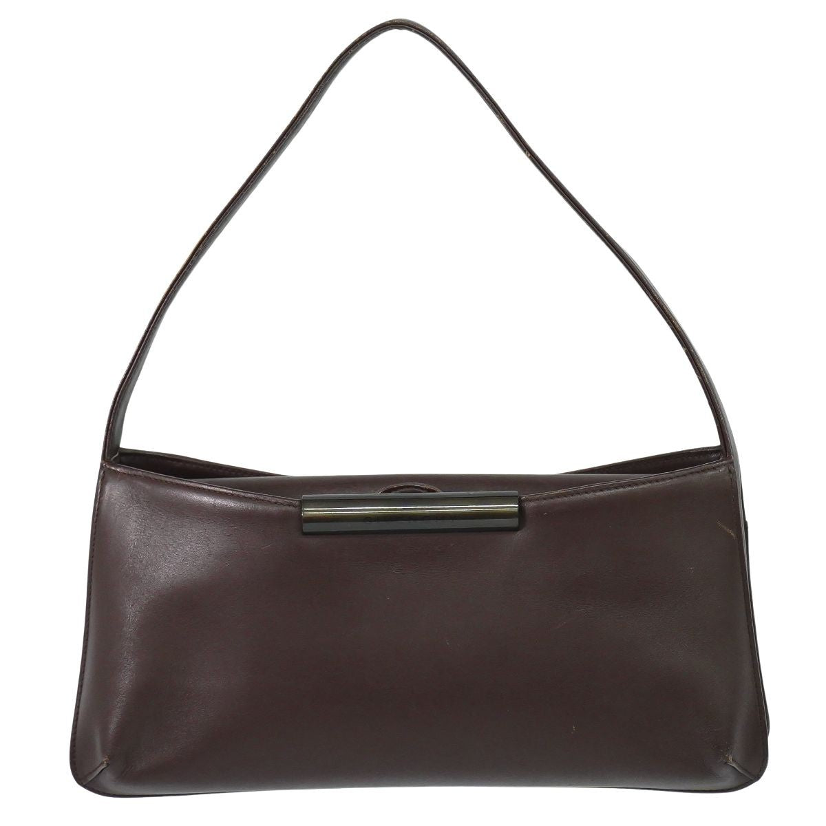GIVENCHY Shoulder Bag Purse Hand Bag Purse Leather Brown Authentic