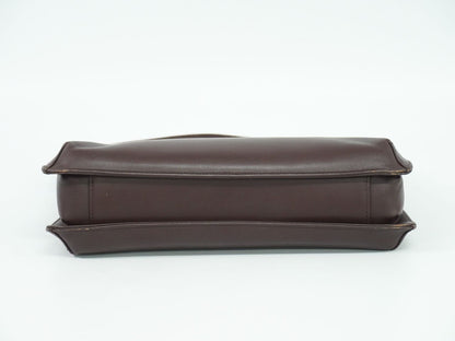 GIVENCHY Shoulder Bag Purse Hand Bag Purse Leather Brown Authentic