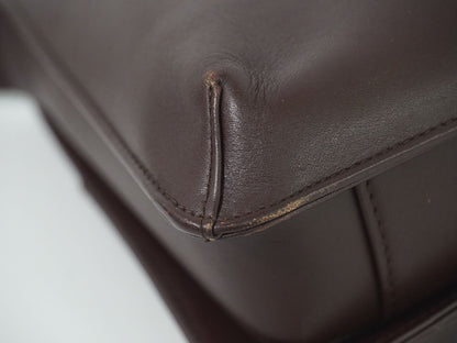 GIVENCHY Shoulder Bag Purse Hand Bag Purse Leather Brown Authentic