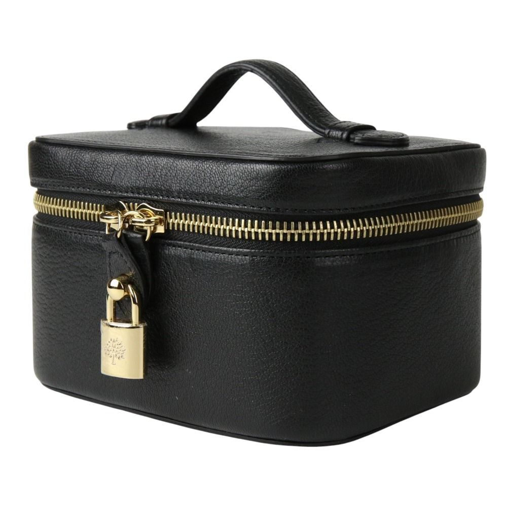 MULBERRY Vanity Bag Glossy Goat Black Authentic