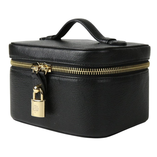 MULBERRY Vanity Bag Glossy Goat Black Authentic