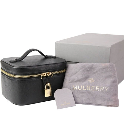 MULBERRY Vanity Bag Glossy Goat Black Authentic