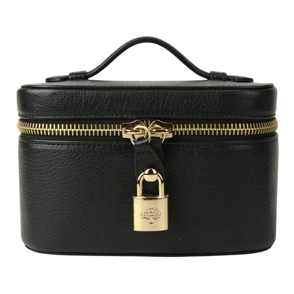 MULBERRY Vanity Bag Glossy Goat Black Authentic