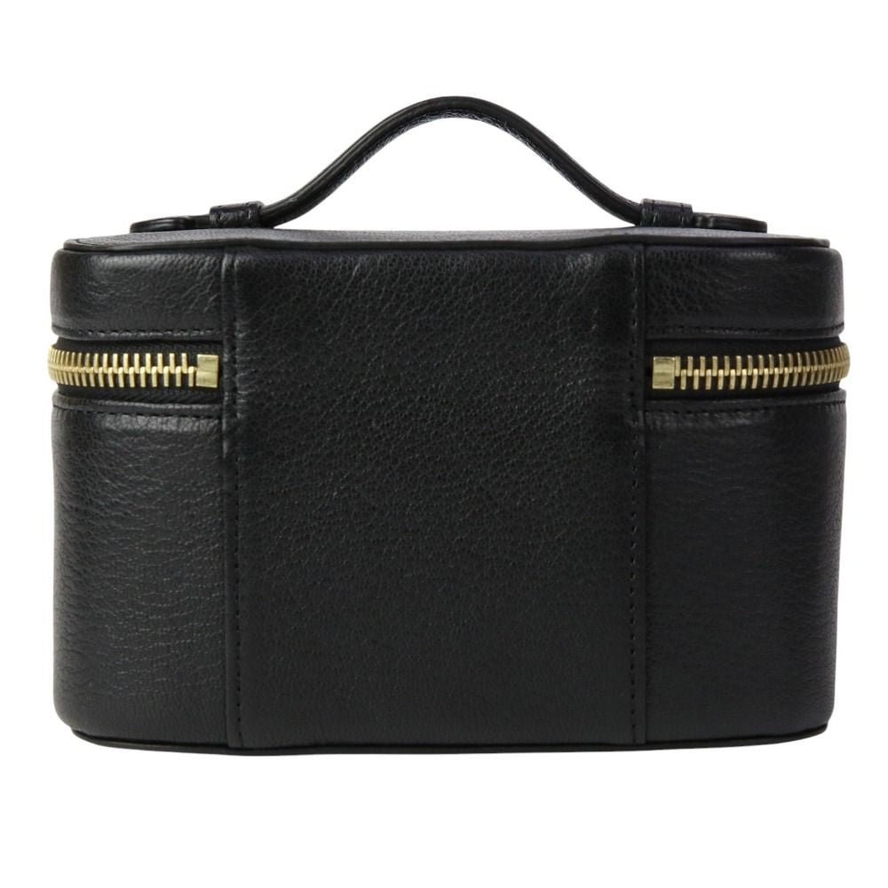 MULBERRY Vanity Bag Glossy Goat Black Authentic