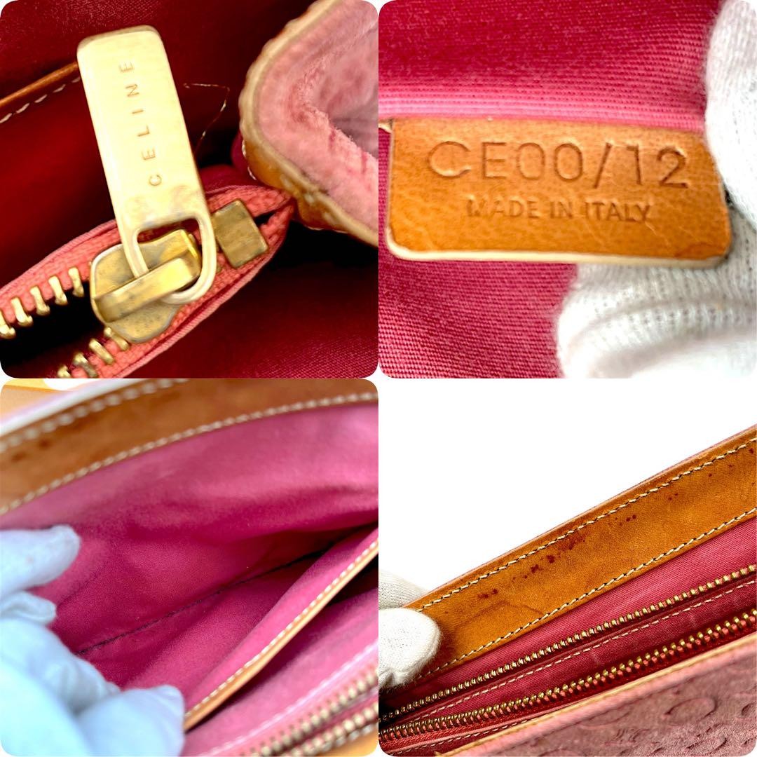 CELINE handbag Tote Purse C Macadam Pink Authentic Used Women's