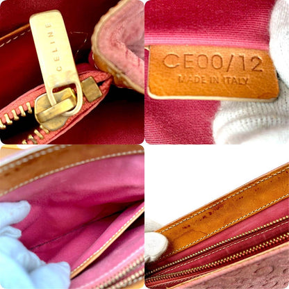 CELINE handbag Tote Purse C Macadam Pink Authentic Used Women's