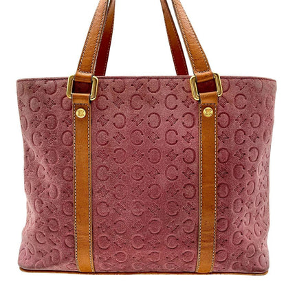 CELINE handbag Tote Purse C Macadam Pink Authentic Used Women's
