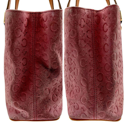 CELINE handbag Tote Purse C Macadam Pink Authentic Used Women's