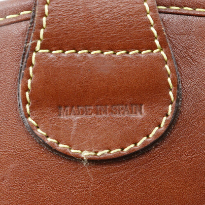 LOEWE Backpack Anagram Suede Green Authentic