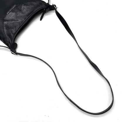 Longchamp Shoulder Bag Purse Black Authentic Leather