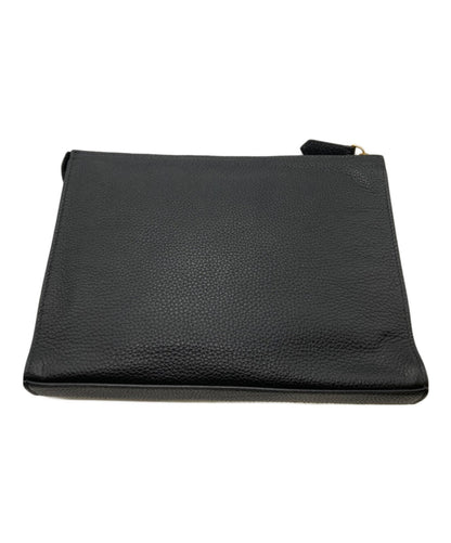 FENDI Clutch Bag Second Bag Bugs Eye Monster Black Authentic